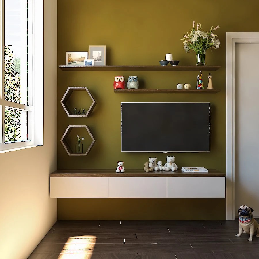 Bộ kệ tivi treo tường KTV-24